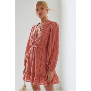 NWT Anthropologie Forever That Girl Eyelet Mini Dress